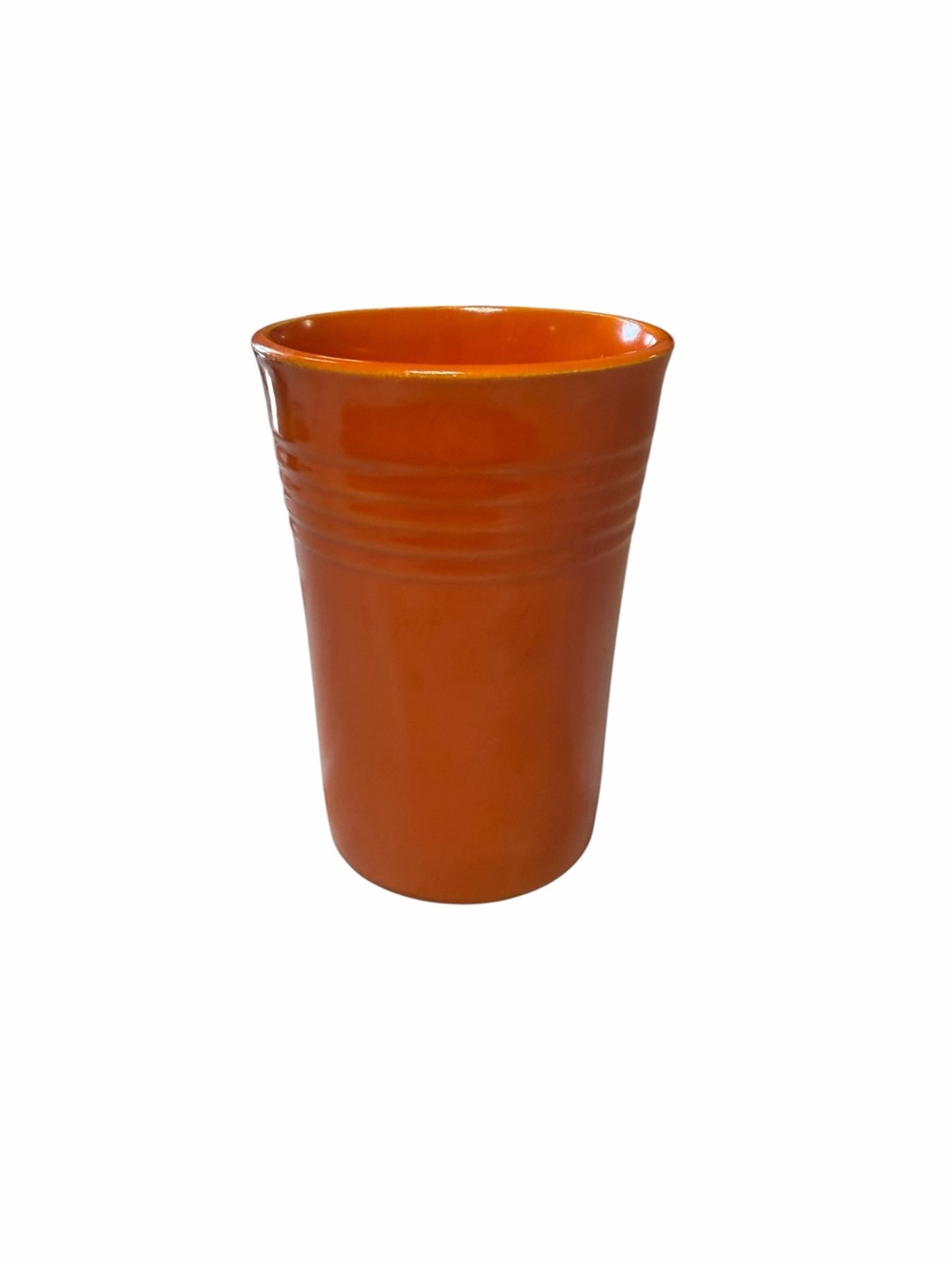 Fiestaware Radioactive Red “Spicy” Glazed Ceramic Juice Tumbler